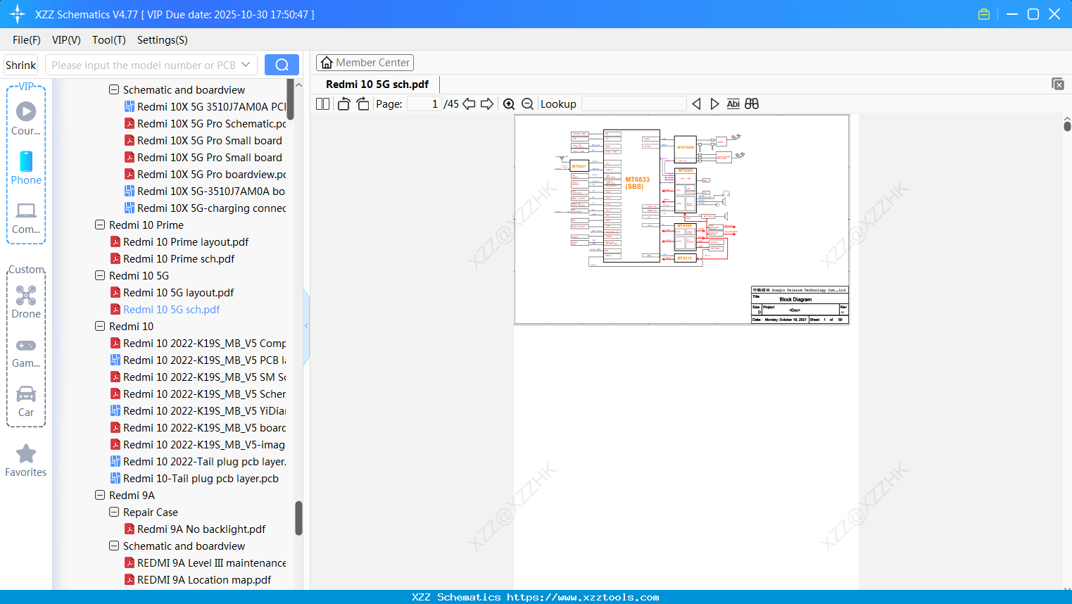 Xiaomi Redmi 10 5G Sch